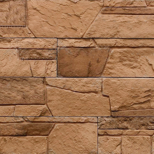 Облицовочный камень Арт Альянс Готика бежевый+темно-коричневый
