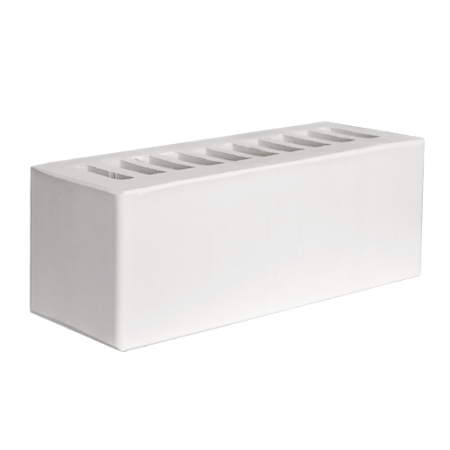 Кирпич Красная Гвардия лицевой 0,9НФ Белый Гладкий