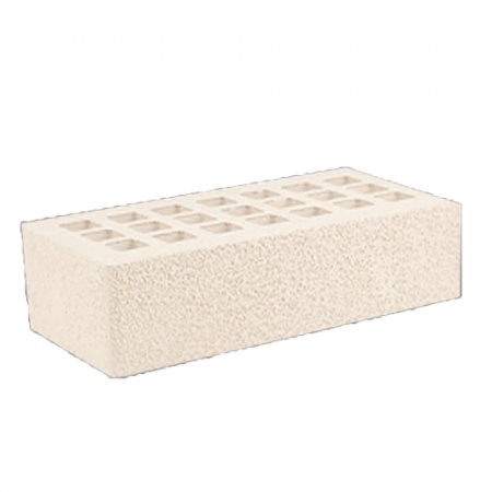 Железногорский кирпич лицевой 1НФ слоновая кость пена