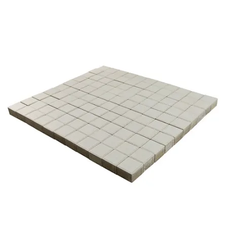 Тротуарная плитка Braer Лувр Белый, h=60, 100x100