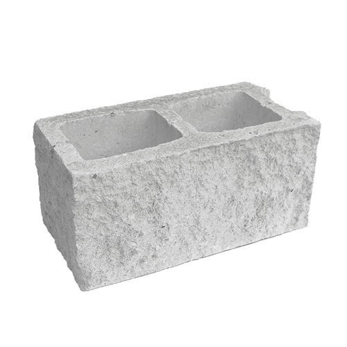 Блок пустотелый с гранью колотой фактуры Besser паз