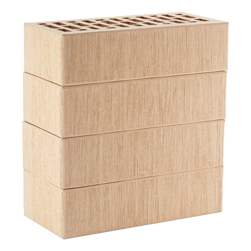 Кирпич ЛСР лицевой керамический пустотелый 1НФ слоновая кость тростник