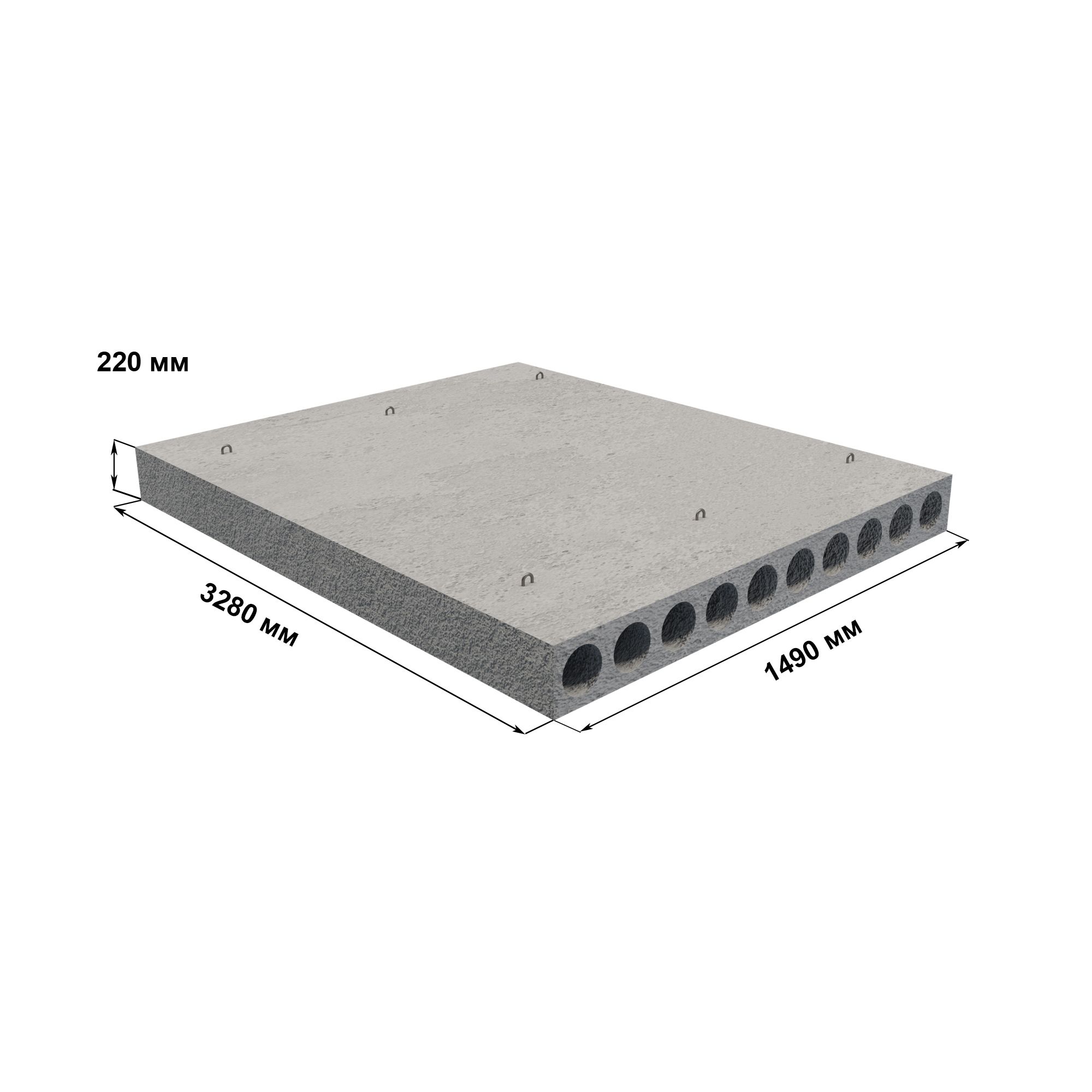 Плита перекрытия РАФФ 2180x990x220