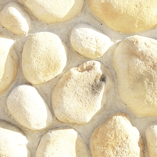 Облицовочный камень Арт Альянс Голыш белый