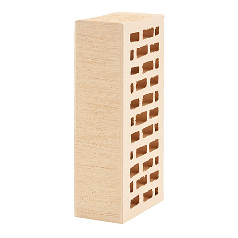 Кирпич ЛСР лицевой керамический пустотелый 1НФ