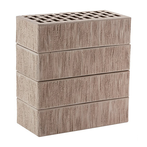 Кирпич ЛСР лицевой керамический пустотелый 1НФ